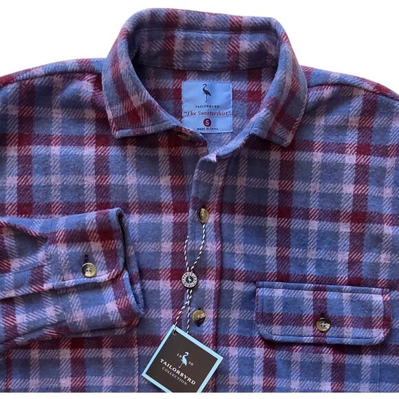Tailorbyrd Sweatershirt Button-up Shirt, Men's or Women's, ultra soft, sz small - Picture 1 of 12